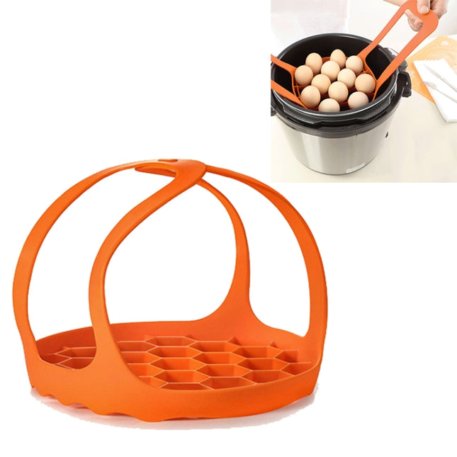 Silicone Steamer Egg Cooker Silicone Steamer Basket, 8 Inches, 6.5 Inches