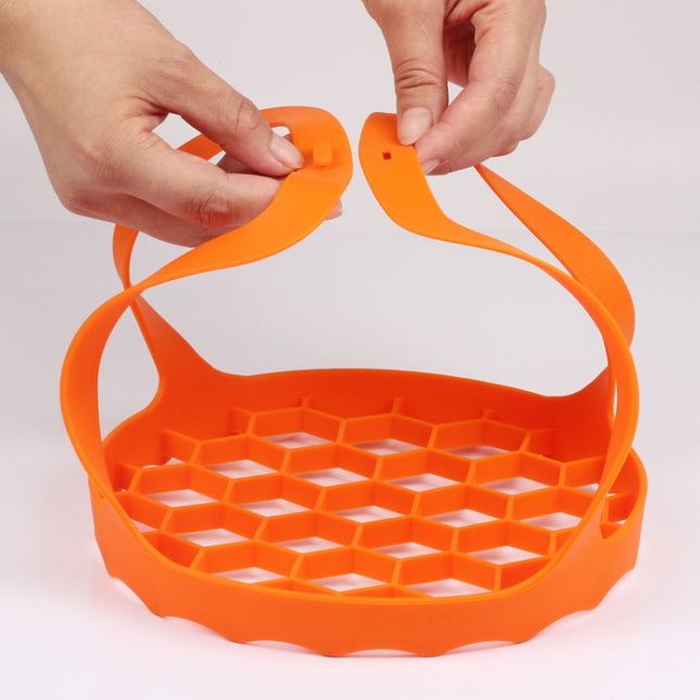 Silicone Steamer Egg Cooker Silicone Steamer Basket, 8 Inches, 6.5 Inches