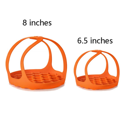 Silicone Steamer Egg Cooker Silicone Steamer Basket, 8 Inches, 6.5 Inches