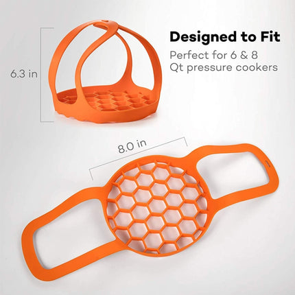 Silicone Steamer Egg Cooker Silicone Steamer Basket, 8 Inches, 6.5 Inches
