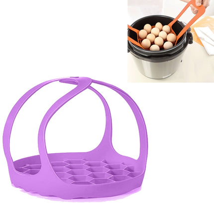 Silicone Steamer Egg Cooker Silicone Steamer Basket, 8 Inches, 6.5 Inches