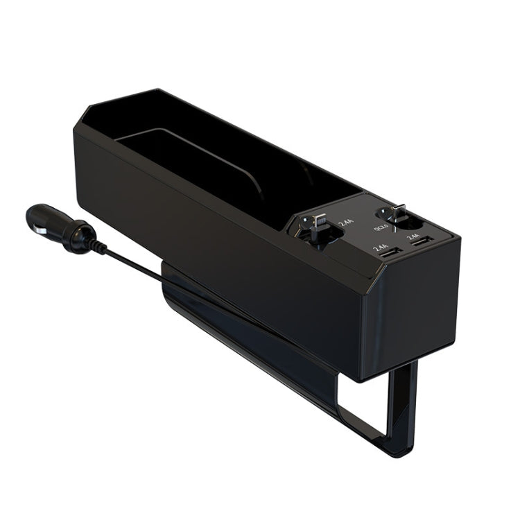 Car Seat Storage Box With Cable Car USB Charger