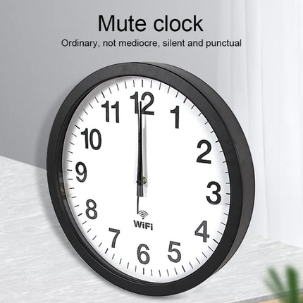Smart Network Automatic Time Synchronization Wifi Wall Clock Modern Minimalist Silent Living Room Clock