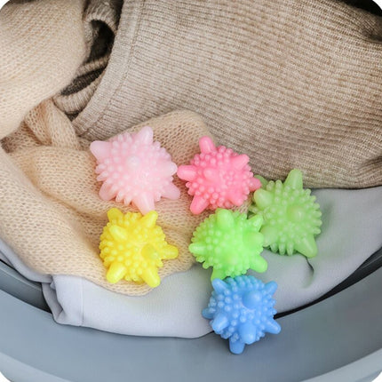 5 PCS Anti-winding Strong Decontamination Laundry Ball Home Washing Machine Starfish Solid Cleaning Ball