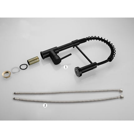 Kitchen Faucet Hot & Cold Water Tank Valve Sink Faucet, Black Model, Electroplating Model, Brushed Model