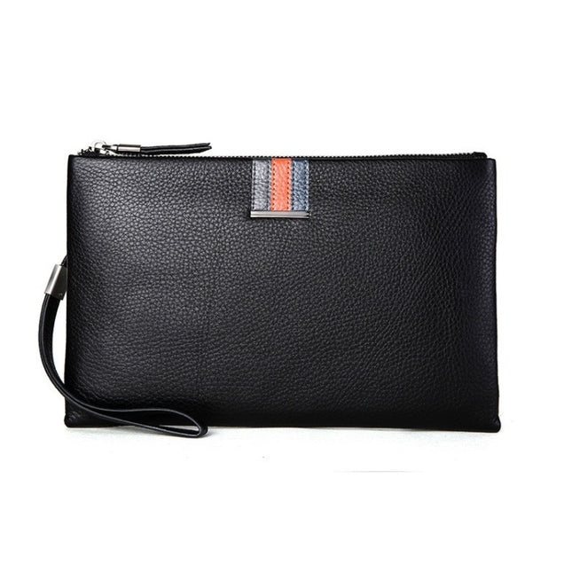 Men Leather Casual Clutch Leather Smart Anti-Theft & Anti-Lost Coin Purse, Large, Small