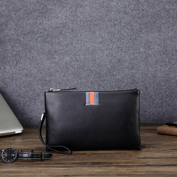 Men Leather Casual Clutch Leather Smart Anti-Theft & Anti-Lost Coin Purse