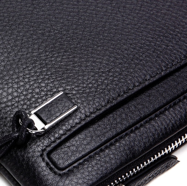 Men Leather Casual Clutch Leather Smart Anti-Theft & Anti-Lost Coin Purse