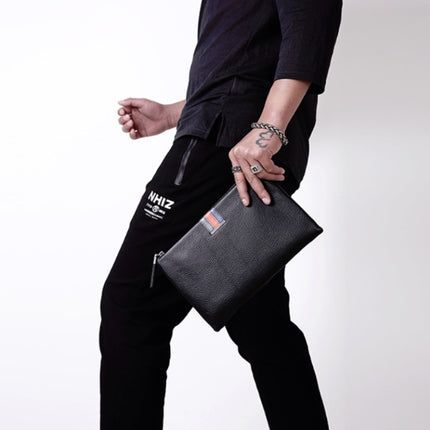 Men Leather Casual Clutch Leather Smart Anti-Theft & Anti-Lost Coin Purse, Large, Small