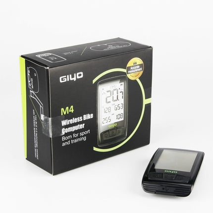 GIYO M4 Bicycle Computer Bluetooth Wireless Road Bike Speedometer Odometer, GIYO M4