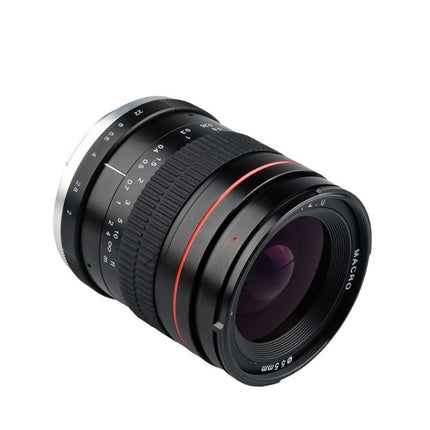 Lightdow 35mm F2.0 Wide-Angle Lens Full-Frame Portrait Micro SLR Manual Fixed Focus Lens, 35mm F2.0