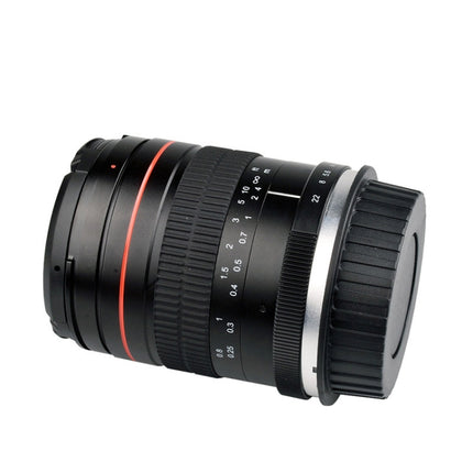 Lightdow 35mm F2.0 Wide-Angle Lens Full-Frame Portrait Micro SLR Manual Fixed Focus Lens, 35mm F2.0