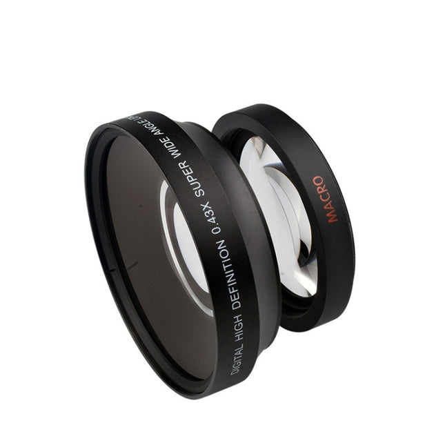 67mm 0.43X Super Wide Angle Fisheye Lens with Macro Lens for Canon, 67mm 0.43X