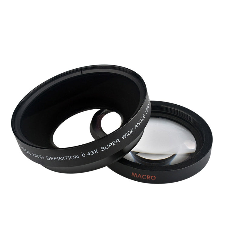 67mm 0.43X Super Wide Angle Fisheye Lens with Macro Lens for Canon, 67mm 0.43X