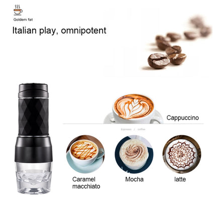 Portable Hand Pressure Espresso Machine Outdoor Accompanying Mini Coffee Cup