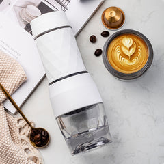 Portable Hand Pressure Espresso Machine Outdoor Accompanying Mini Coffee Cup