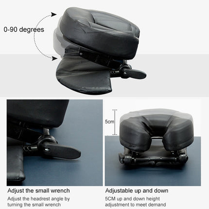 Adjustable Headrest Face Pillow Family Massage Beauty Cradle Rest Pad For Desk
