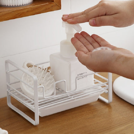 Kitchen Iron Drain Rack Steel Ball Soap Dishcloth Storage Rack