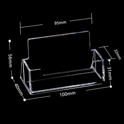 Acrylic Transparent Name Card Holder Desktop Showcase, Card Holder