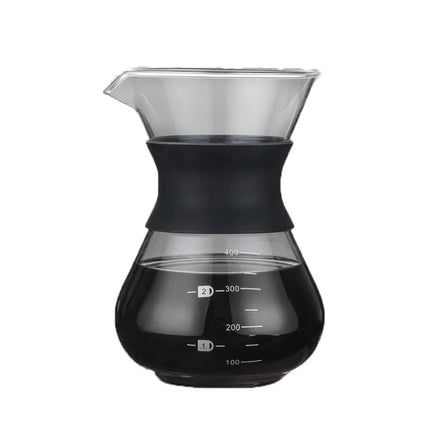 High Temperature Resistant Coffee Maker, 200ml With Strainer, 400ml With Strainer, 200ml Without Strainer, 400ml Without Strainer