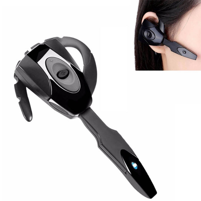 Auriculares Bluetooth 5.0 Scorpion con orejas colgantes unilaterales y agujero negro para PS3