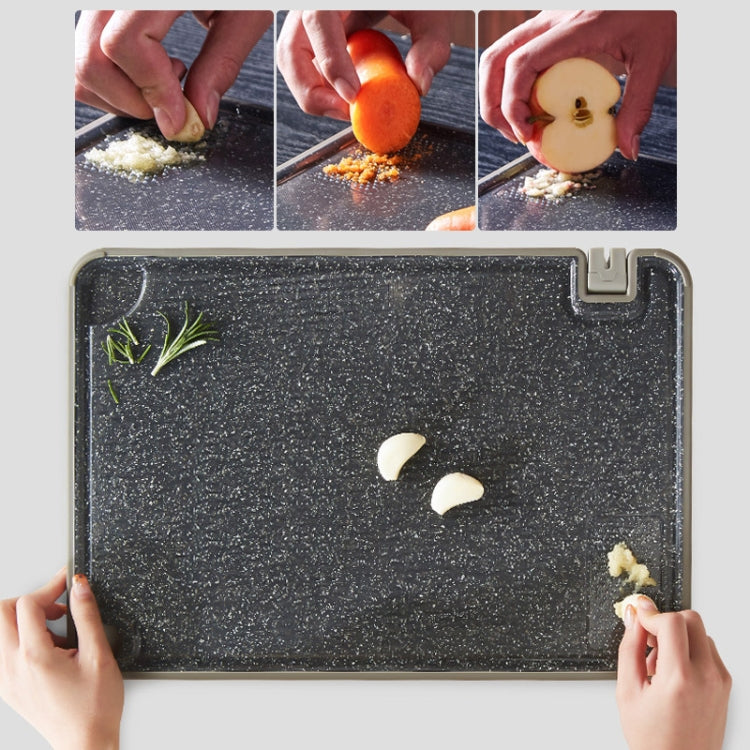 OOU Multifunctional Antibacterial And Mildew Resistant Double-Sided Cutting Board Kitchen Drainable Supplementary Food Cutting Board