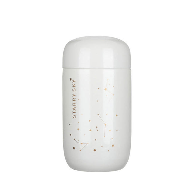 Portable Children Mini Cute Vacuum Flask Star Pocket Water Cup, Star White, Star Black