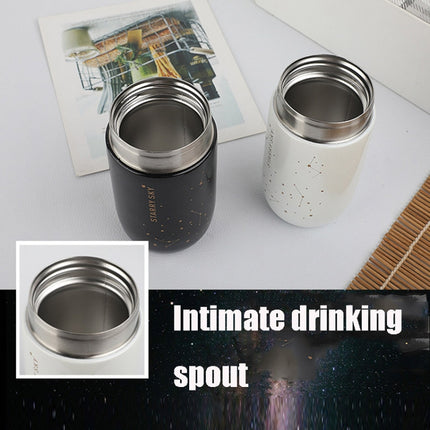 Portable Children Mini Cute Vacuum Flask Star Pocket Water Cup, Star White, Star Black