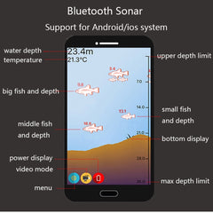 Fish Finder Wireless Mobile Phone Sonar Fish Finder APP Underwater Fish Finder Fishing Fishing Gear, APP Underwater Fish Finder, 2