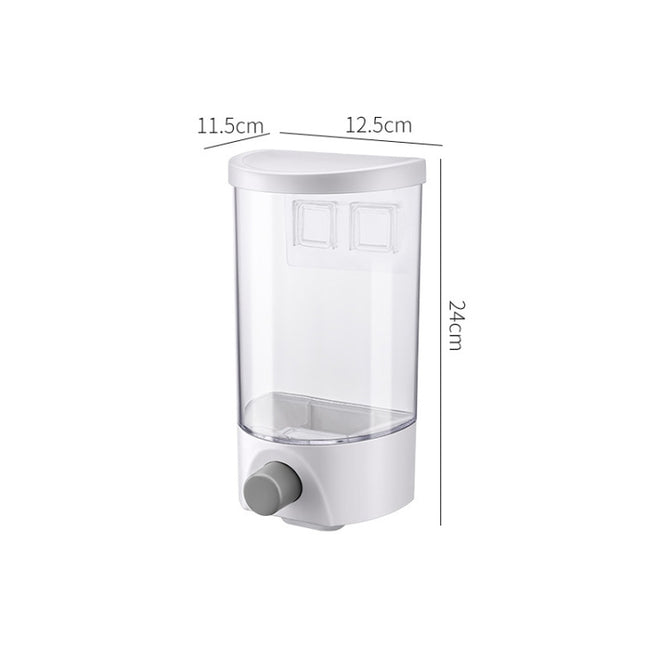 Wall-Mounted Miscellaneous Grain Storage Box Kitchen Large-Capacity Push-Type Sealed Tank