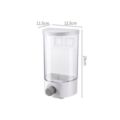 Wall-Mounted Miscellaneous Grain Storage Box Kitchen Large-Capacity Push-Type Sealed Tank, Medium, Large