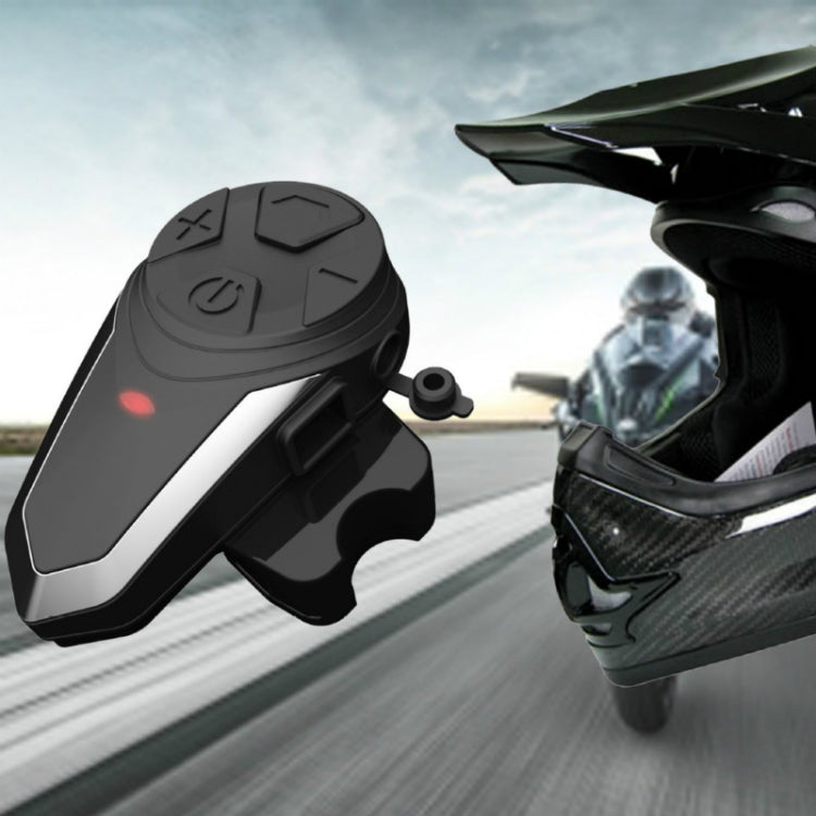 BT-S3 Motorcycle Helmet Bluetooth Headset Motorcycle Intercom Bluetooth Headset, With EU Plug Charger