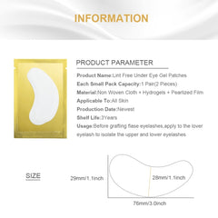 Paper Patches Eyelash Under Eye Pads Lash Eyelash Extension Paper Patches Eye Tips Sticker Wraps Make Up Tools