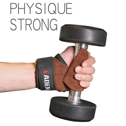 EADEN Pull-ups Booster Gloves Horizontal Bar Non-slip Wrist Assist Belt Fitness Bracer, S, M