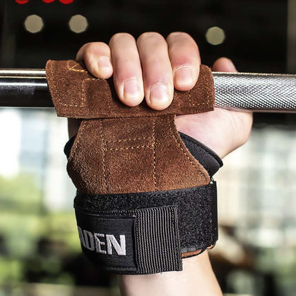 EADEN Pull-ups Booster Gloves Horizontal Bar Non-slip Wrist Assist Belt Fitness Bracer, S, M