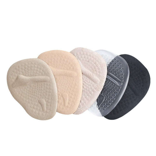5 Pairs Sweat-Absorbent Breathable Non-Slip Forefoot Pad High Heels Anti-Pain Pad, Random Color Delivery, Free Size