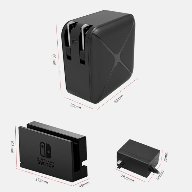 Multi-Function Projection And Charging AC Adapter Base Support Android/PC/Lite For Switch