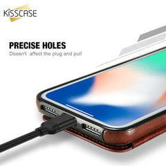 Für iPhone XR Retro PU Ledertasche Multi Kartenhalter Handyhülle, Für iPhone XR