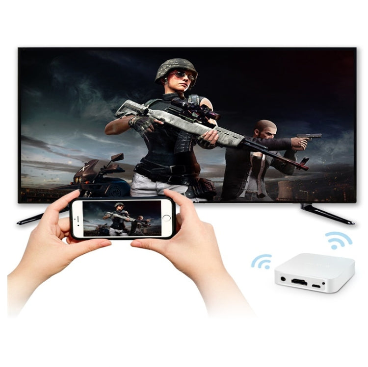 MiraScreen Car Multimedia Display Device Dongle Audio Video Miracast WiFi Mirror Box, Support Andriod and iOS, AV and HDTV Ports
