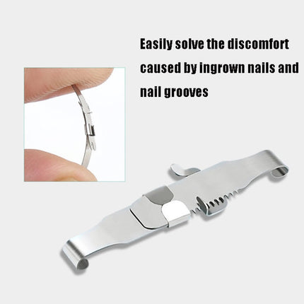 Orthopedic Buckle Toe Nail Groove Ingrown Nail Corrector, No. 36 Positive Nail Buckle, No. 38 Positive Nail Buckle, No. 40 Positive Nail Buckle, No. 42 Positive Nail Buckle, No. 44 Positive Nail Buckle, No. 36 Set, No. 38 Set, No. 40 Set, No. 42 Set   ...