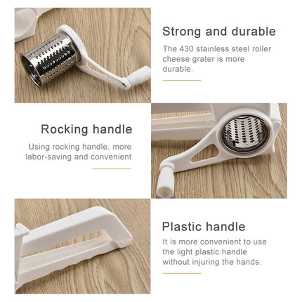 Cheese Hand-Cranked Rotary Grater Plastic Multi-Purpose Grater, Hand-Cranked Grater