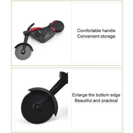 Stainless Steel Motorcycle Shape Pizza Cutter Roller Cutting Pizza Tool, Motorcycle