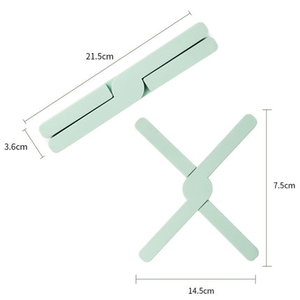 Thickened X-shaped Silicone Foldable Pot Mat Kitchen  Heat-Insulation Meal Coaster High Temperature Table Mat