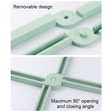 Thickened X-shaped Silicone Foldable Pot Mat Kitchen  Heat-Insulation Meal Coaster High Temperature Table Mat