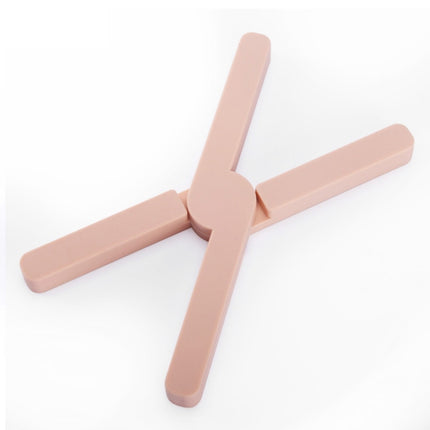 Thickened X-shaped Silicone Foldable Pot Mat Kitchen  Heat-Insulation Meal Coaster High Temperature Table Mat