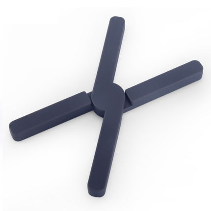 Thickened X-shaped Silicone Foldable Pot Mat Kitchen  Heat-Insulation Meal Coaster High Temperature Table Mat