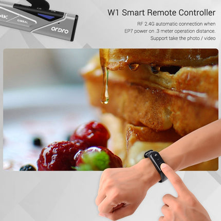 ORDRO EP7 4K Head-Mounted  Auto Focus Live Video Smart Sports Camera