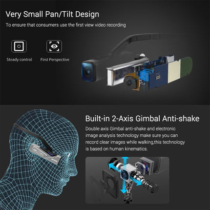 ORDRO EP7 4K Head-Mounted  Auto Focus Live Video Smart Sports Camera