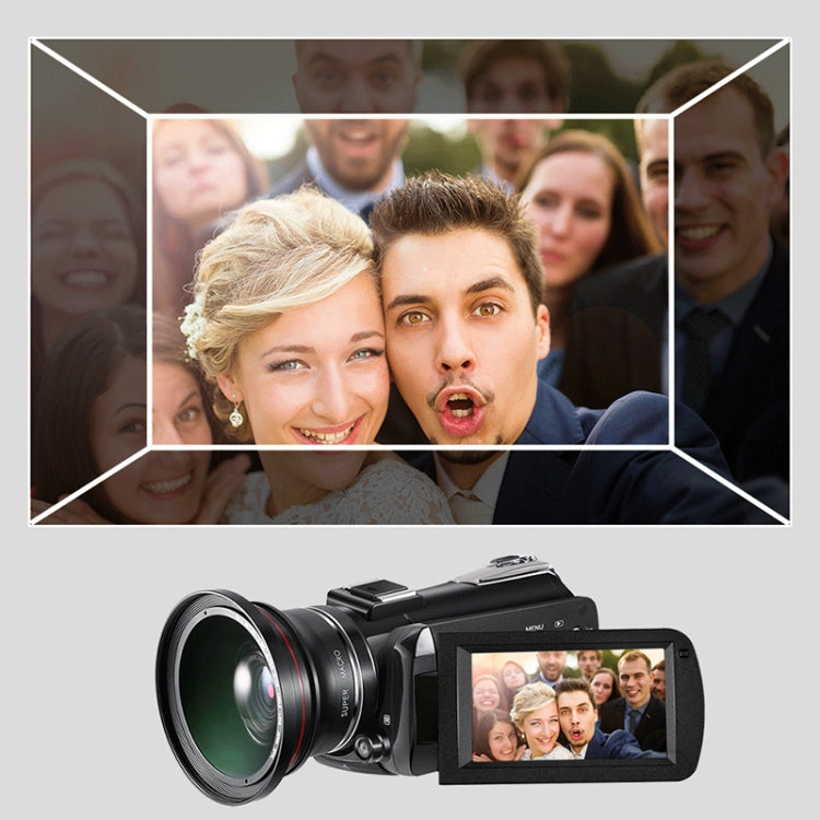 ORDRO AC3 3.1 inch IPS Screen 4K Full HD 13MP Night Vision WiFi Live Camcorder DV Digital Camera, Standard, Standard + Microphone, Standard+ Microphone +Fill Light