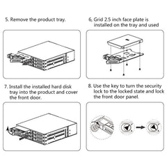 OImaster MR-6601 Six-Bay Optical Drive Hard Disk Box, MR-6601